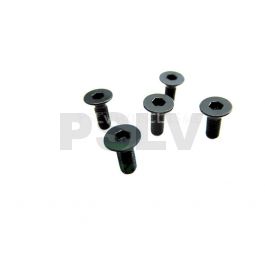 HC132-S DIN 12.9 Flat Head Socket Cap M3x5